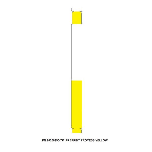 Zebra BRACC.YELLOW 25X279MM 1200BAND